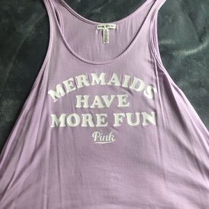 Lilac Flowy Mermaid Tank VS PINK